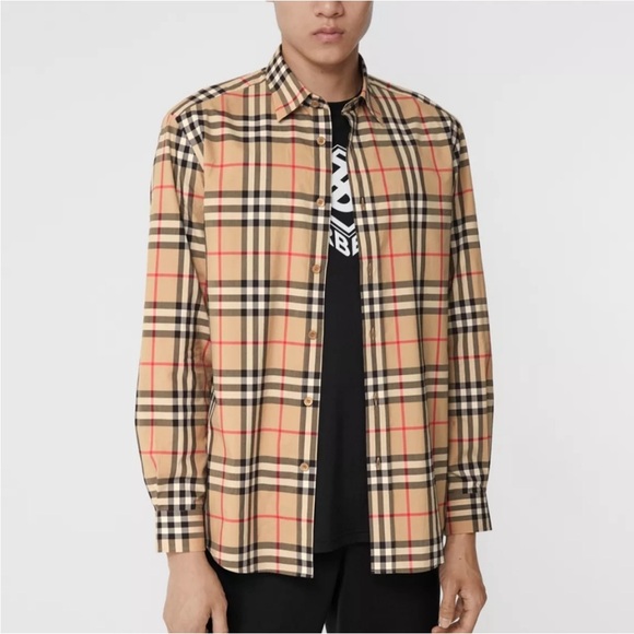 Burberry Other - Burberry archive print checked nova Checkered Button-Up shirt L